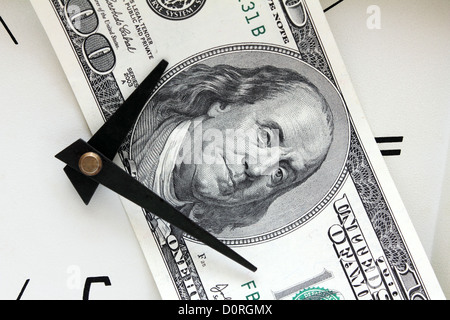 Zeit ist Geld-Konzept Stockfoto