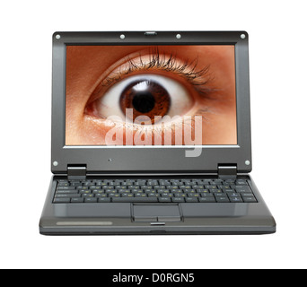 kleines Notebook Stockfoto