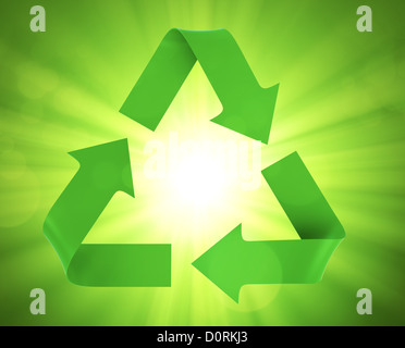 Recycling-symbol Stockfoto