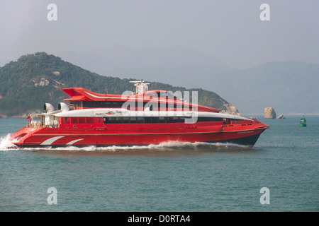 China Hong Kong Turbojet Fähre von Macau Stockfoto