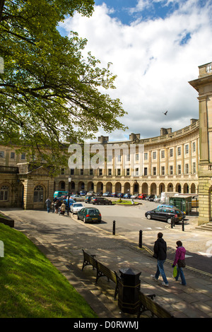 Der Halbmond, Buxton, Derbyshire, UK. Stockfoto