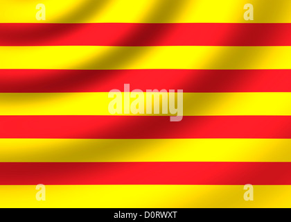 Katalonien katalanischen Flagge Stockfoto