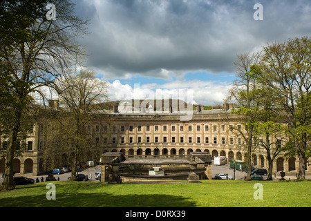 Der Halbmond, Buxton, Derbyshire, UK. Stockfoto