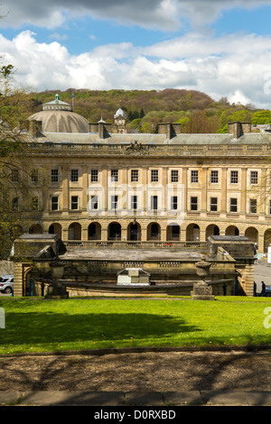 Der Halbmond, Buxton, Derbyshire, UK. Stockfoto