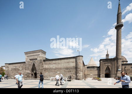 Grab, Moschee und Madrasa, Mahperi Huand Hatun Komplex, Kayseri, Anatolien, Türkei Stockfoto