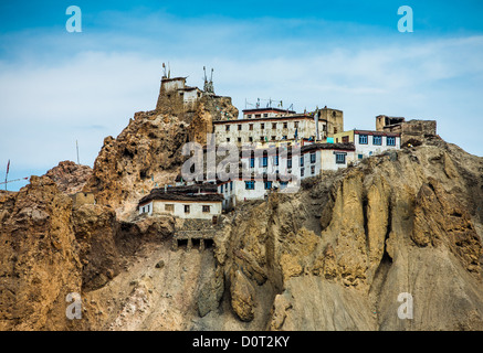 Dhankar Gompa. Indien. Spiti Valley Stockfoto