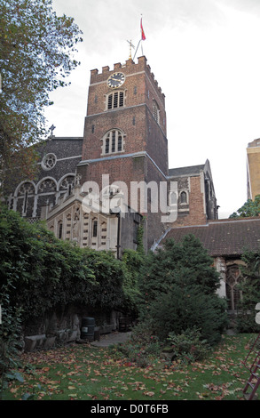 Die Priory Kirche des Heiligen Bartholomäus des großen in der Stadt von London, UK. Stockfoto