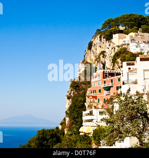 Vesuv Vulkan von Capri Insel Stockfoto