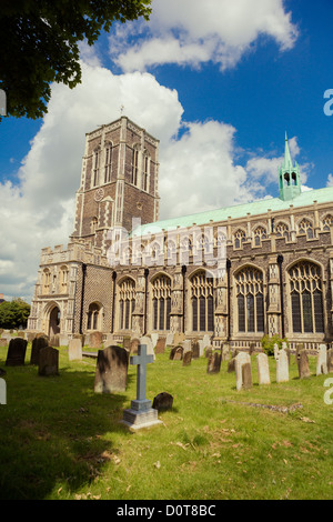 Kirche St. Edmund in Southwold. Einer der schönsten mittelalterlichen Kirchen der Suffolk. Stockfoto