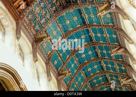 Interieur der Kirche St. Edmund in Southwold. Einer der schönsten mittelalterlichen Kirchen der Suffolk. Stockfoto