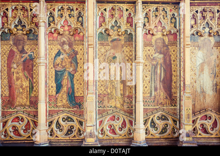 Interieur der Kirche St. Edmund in Southwold. Einer der schönsten mittelalterlichen Kirchen der Suffolk. Stockfoto