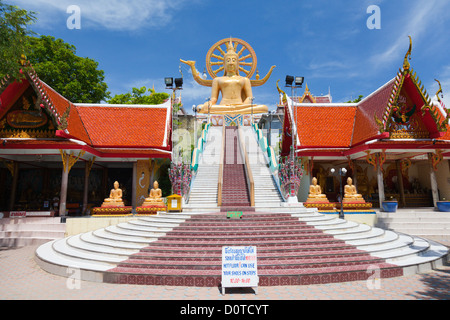 große Buddha-Statue auf Koh samui Stockfoto