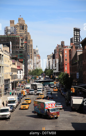 14th Street, Meatpacking District, Downtown Szeneviertel, Manhattan, New York City, USA Stockfoto