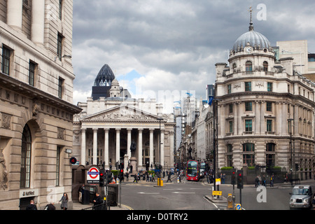 UK, Großbritannien, Europa, Reisen, Urlaub, England, London, City, Royal Exchange, Exchange, Gebäude, Herrenhaus Stockfoto