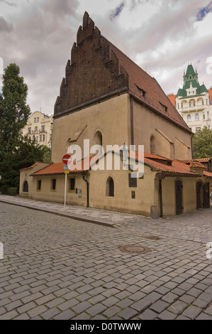 Elk188-1813v Tschechien, Prag, Jüdisches Museum, Altneu-Synagoge, 1270 Stockfoto