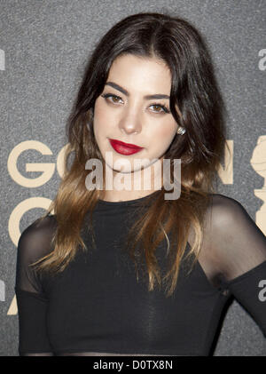 29. November 2012 - Los Angeles, Kalifornien, USA - Gia Mantegna in der Hollywood Foreign Press Association und InStyle verpassen Sie Golden Globe 2013 Party am 29. November 2012 in Los Angeles, Kalifornien. (Kredit-Bild: © Javier Rojas/Prensa Internacional/ZUMAPRESS.com) Stockfoto