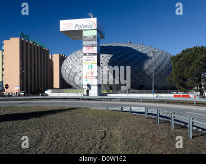 Centro Polaris, Chiasso, Schweiz, Europa, Modern, Architektur, Centro Ovale, Tessin, rund, Einkaufen, Stockfoto