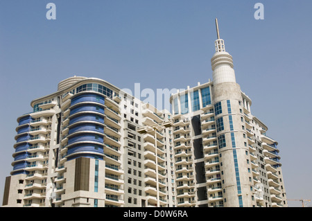 Fassade eines Bürogebäudes, Gurgaon, Haryana, Indien Stockfoto