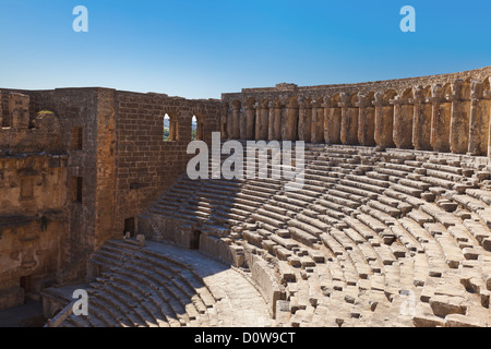 Alten Amphitheater Aspendos in Antalya Stockfoto