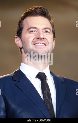 1. Dezember 2012: Tokyo, Japan - Richard Armitage erscheint auf der Japan-Premiere für "Der Hobbit: eine unerwartete Reise" von Peter Jackson in Roppongi Hills, Tokio, Japan. Dieser Film wird am 14. Dezember in Japan veröffentlicht werden. (Foto von Yumeto Yamazaki/Nippon News) Stockfoto