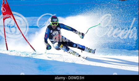 29.11.2012. Beaver Creek, Colorado USA Ski Alpin FIS Weltcup-Abfahrt Herren Praxis zeigt Bild Ted Ligety USA Stockfoto