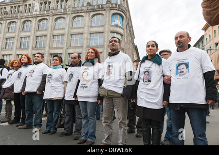 Gedenken-Day-Demonstration unter dem Motto: im Gedenken an die Opfer des NSU, Berlin, Deutschland Stockfoto