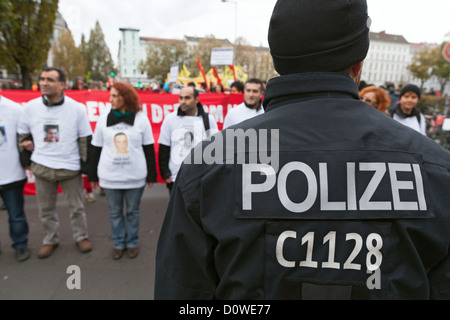 Gedenken-Day-Demonstration unter dem Motto: im Gedenken an die Opfer des NSU, Berlin, Deutschland Stockfoto