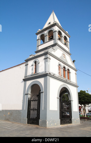 koloniale Pfarrei in Puerto del Rosario (Insel Fuerteventura) Spanien Stockfoto