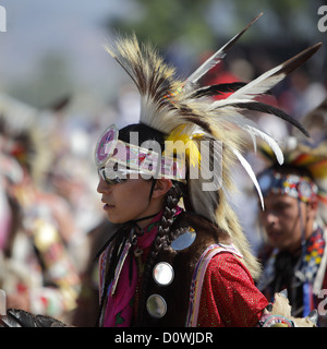 SAN BERNARDINO, Kalifornien - 13 Oktober: The San Manuel Band der Indianer halten ihre jährliche Pow Wow in San Bernardino, 2012 Stockfoto