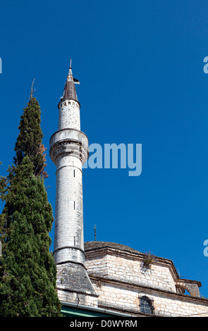 Aslan Pasha Moschee (in der Nähe der alten Koranschule) von Ioannina Stadt in Griechenland Stockfoto