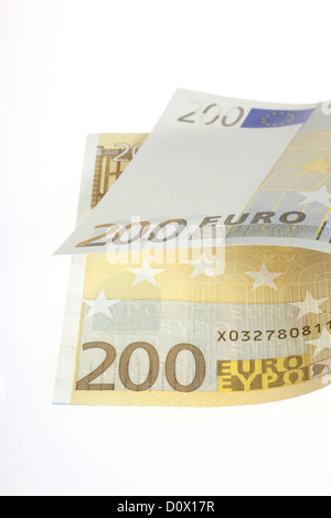 Berlin, Deutschland, einen 200-Euro-Schein Stockfoto