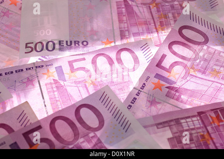 Berlin, Deutschland, 500-Euro-Banknoten Stockfoto