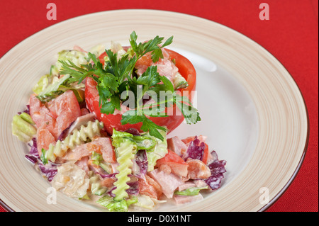 Thunfisch-Salat Stockfoto