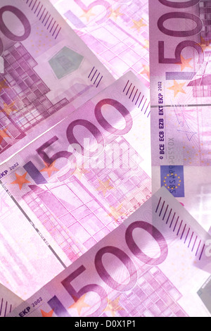 Berlin, Deutschland, 500-Euro-Banknoten Stockfoto