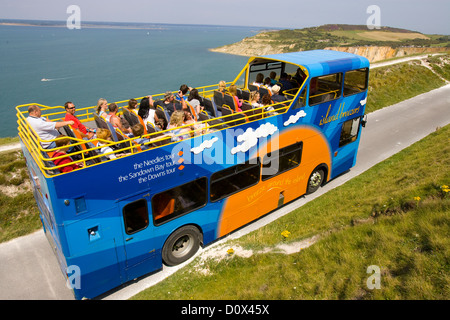 Bus, Großbritannien, Großbritannien, Busse, Reiseziel, Reiseziele, Reisen, Southern Vectis, Go South Coast, Unternehmen, Isle of Wight, England, Großbritannien, Stockfoto
