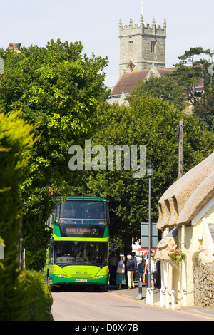 Bus, Großbritannien, Großbritannien, Busse, Reiseziel, Reiseziele, Reisen, Southern Vectis, Go South Coast, Unternehmen, Isle of Wight, England, Großbritannien, Stockfoto