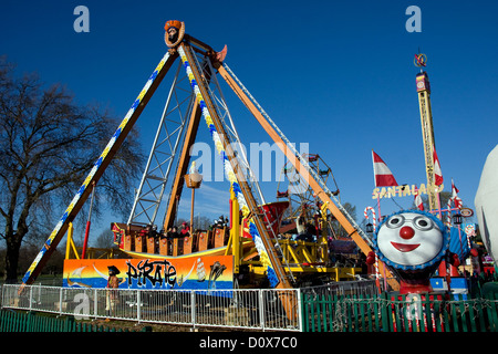 Winter Wonderland Weihnachten fair Hyde Park London England UK Europe Stockfoto