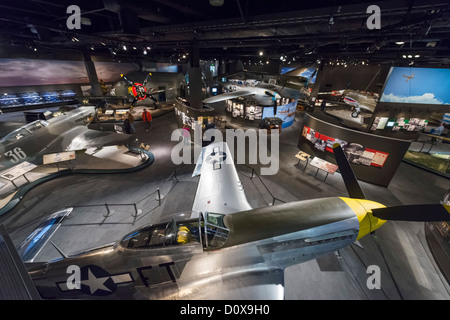 Flugzeuge im zweiten Weltkrieg-Galerie, das Museum of Flight, Seattle, Washington, USA Stockfoto