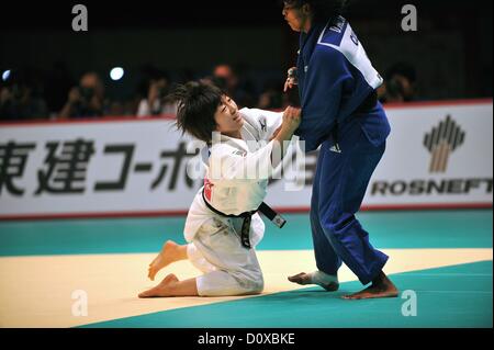 Haruna Asami (JPN), 30. November 2012 - Judo: Grand-Slam-Tokio 2012, Damen-48 kg-Klasse im Yoyogi 1. Gymnasium in Tokio, Japan. (Foto: AFLO) Stockfoto