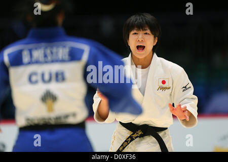 Haruna Asami (JPN), 30. November 2012 - Judo: Grand-Slam-Tokio 2012, Frauen 48 kg Klasse Finale im Yoyogi 1. Gymnasium, Tokio, Japan.  (Foto von Daiju Kitamura/AFLO SPORT) [1045] Stockfoto