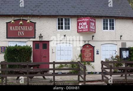 Geschlossen Gasthaus für Verkauf, Herefordshire, England, UK Stockfoto