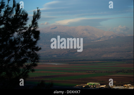 Mt Hermon, Nordisrael, Great Riftvalley Stockfoto