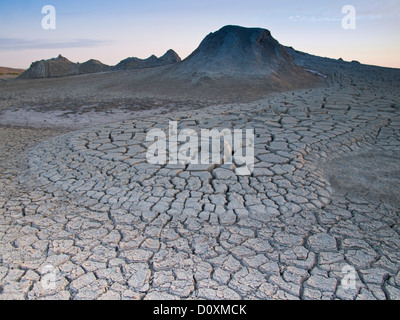 Aserbaidschan, Osten, Asien, Kaukasus, Quobustan, Schlammvulkan, trocken, Rissem, Schlamm, Schlamm, matschigen, Schlamm, Schlamm-Loch, Loch, Geologie, Vulkan Stockfoto