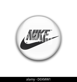 Nike Logo Symbol Flagge Symbol Logo Stockfoto