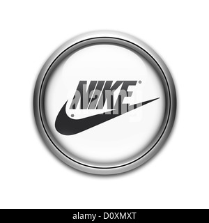 Nike Logo Symbol Flagge Symbol Logo Stockfoto