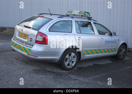 aus Stunden Ärzte Auto in Burgess hill West sussex Stockfoto