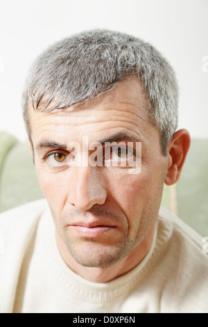 Portrait Mann mittleren Alters Stockfoto