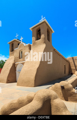San Francisco de Asis, Mission, Kirche, Ranchos de Taos, Stockfoto