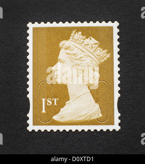 Royal Mail erster Klasse-Stempel. Bild von James Boardman. Stockfoto