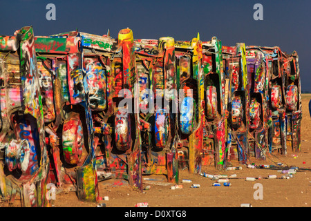 Cadillac Ranch in Amarillo Stockfoto